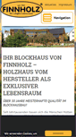 Mobile Screenshot of blockhaus-finnholz.de